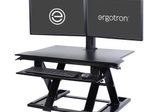 Ergotron WorkFit-TX Steh-Sitz Arbeitsplatz für Bildschirme bis 30 Zoll, 50.8cm Höhenverstellung