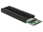 DeLOCK Externes Gehäuse für M.2 NVMe PCIe SSD mit SuperSpeed USB 10 Gbps (USB 3.1 Gen 2) USB Type-C™ Buchse