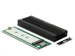 DeLOCK Externes Gehäuse für M.2 NVMe PCIe SSD mit SuperSpeed USB 10 Gbps (USB 3.1 Gen 2) USB Type-C™ Buchse