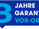 3 Jahre vor Ort Garantie
