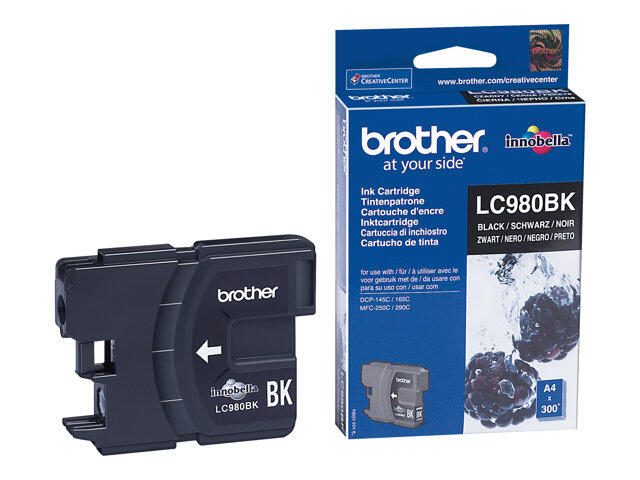 Brother Original LC-980BK Druckerpatrone schwarz 300 Seiten (LC980BK)