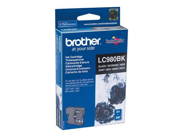 Brother Original LC-980BK Druckerpatrone schwarz 300 Seiten (LC980BK)