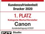 PC Magazin Auszeichnung 2020 für Canon für Kundenzufriedenheit