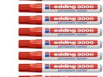 edding 3000 Permanentmarker 1,5 - 3,0 mm - rot - 10 Stück