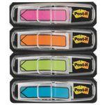 Post-it Index Mini Haftmarker farbsortiert "Pfeil" - 4 x 24 Streifen