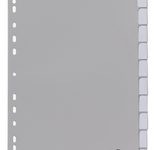 DURABLE Ordnerregister DIN A4 1-10 grau 10 Blatt - 1 Satz