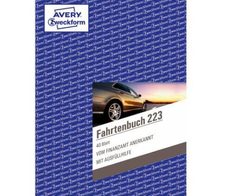 AVERY Zweckform Fahrtenbuch 223 mit Jahresabrechnung - 40 Blatt - A5