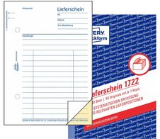 AVERY Zweckform Lieferschein Formularbuch 1722 - 2 x 40 Blatt