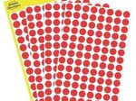 AVERY Zweckform Markierungspunkte Ø 8 mm rot - 416 Stück