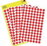 AVERY Zweckform Markierungspunkte Ø 8 mm rot - 416 Stück