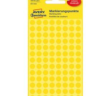 AVERY Zweckform Klebepunkte 3013 gelb Ø 8,0 mm - 416 Stück