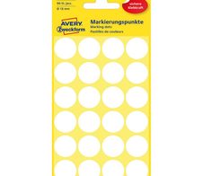 AVERY Zweckform Klebepunkte 3170 weiß Ø 18,0 mm - 96 Stück