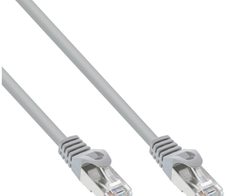 InLine® Patchkabel, SF/UTP, Cat.5e, grau, 3 m