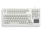 CHERRY Advanced Performance Line TouchBoard G80-11900 kabelgebundene Tastatur mit Touchpad (USB, hellgrau)
