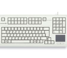 CHERRY Advanced Performance Line TouchBoard G80-11900 kabelgebundene Tastatur mit Touchpad (USB, hellgrau)
