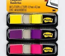 Post-it Index Mini Haftmarker farbsortiert - 4 x 35 Streifen