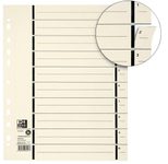 OXFORD Trennblätter 1-10 chamois - 1 Pack = 100 Stück