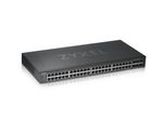 Zyxel Switch 50-Port Gigabit 44-Port Ethernet, 4-Port Combo, 2-Port SFP Smart Managed 26dBA