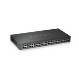 Zyxel Switch 50-Port Gigabit 44-Port Ethernet, 4-Port Combo, 2-Port SFP Smart Managed 26dBA