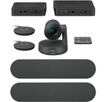 Logitech Rally Plus Hochwertiges Ultra-HD ConferenceCam System mit automatischer Kamerasteuerung