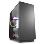 Sharkoon PC Gehäuse PURE STEEL Black RGB ATX schwarz