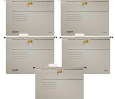 LEITZ Hängehefter ALPHA 1984 grau - 5 Stück