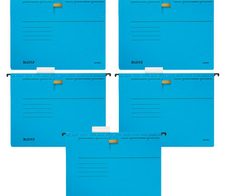 LEITZ Hängehefter ALPHA blau - 5 Stück