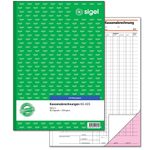 sigel Kassenabrechnung Formularbuch KG425 - 2 x 50 Blatt