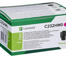 Lexmark Original Toner - magenta (C232HM0) für C2325dw, C2425dw, C2535dw, MC2325adw, MC2425adw, MC2535adwe
