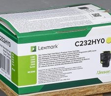 Lexmark Original Toner - gelb (C232HY0) für C2325dw, C2425dw, C2535dw, MC2325adw, C2425dw, MC2535adwe