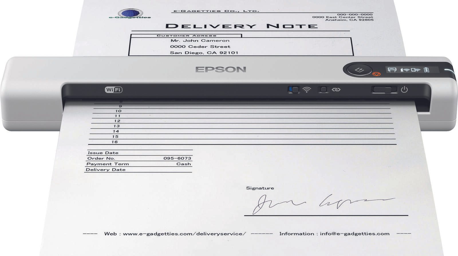 Epson WorkForce DS-80W Dokumentenscanner
