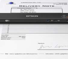 Epson WorkForce ES-60W Einzelblatt Scanner