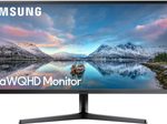 Samsung Monitor S34J550WQU WQHD-LED-Display 86,7 cm (34,1") dunkelgrau/blau