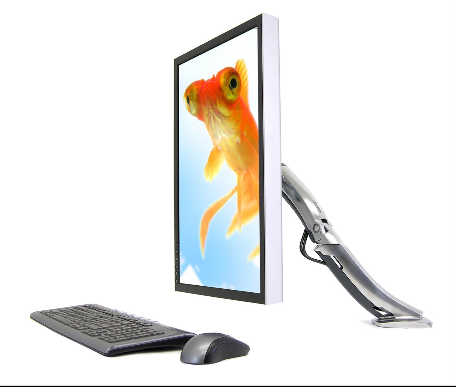 Ergotron MX Monitorarm Tischhalterung für einen Monitor bis 76,2 cm 30 Zoll Aluminium