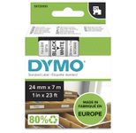 DYMO® Original D1-Schriftband für LabelManager™ 24mm x 7m - Polyester, wieder ablösbar -  schwarz auf weiss