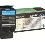 Lexmark Original Toner cyan 4.000 Seiten (C544X1CG) für C544dn/dtw/dw/n, C546dtn, X544dn/dtn/n/dw, X546dtn, X548de/dte
