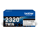 Brother Original TN2320 TWIN - Toner - schwarz (TN2320TWIN)