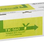 Kyocera Original TK-560Y Toner gelb 10.000 Seiten (1T02HNAEU0) für ECOSYS P6030cdn, FS-C5300DN, C5350DN