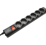 Trust Überspannungsschutz mit 6 Anschlüssen - Schwarz EU