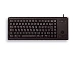 CHERRY G84-4400 kabelgebundene Tastatur mit Trackball (USB, schwarz)