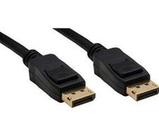 InLine DisplayPort Kabel 1.0 m, vergoldete Kontakte, schwarz