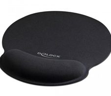 DeLOCK Ergonomisches Mauspad mit Handballenauflage schwarz
