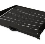 Digitus Fachboden 19"-Schränke ausziehbar ab 450mm Tiefe bis 30kg 2HE RAL 9005 schwarz