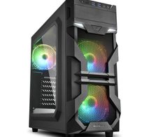 Sharkoon PC Gehäuse VG7-W RGB ATX schwarz