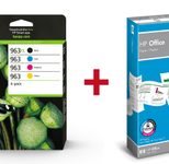 Druckerpatronen Bundle mit HP Original 963XL Multipack + 500 Blatt HP Kopierpapier