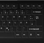 Active Key desinfizierbare Hygiene-Tastatur - Schwarz