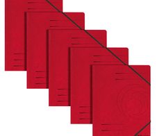 herlitz Eckspanner easy orga DIN A4 rot - 5 Stück