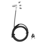 DICOTA Universal Security Cable Lock 3-fach austauschbarer Kopfmechanismus für alle Schließlösungen