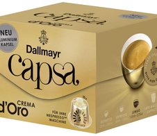 Dallmayr Capsa Crema d'Oro Kaffeekapseln, Arabicabohnen mild, 10 St.