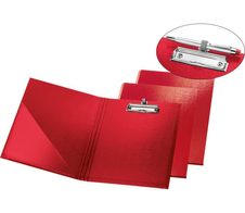 FALKEN Klemmbrettmappe 11288388 DIN A4 Karton - rot